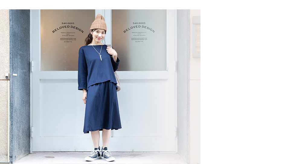 マタニティ トップス+スカート セットアップ M~L