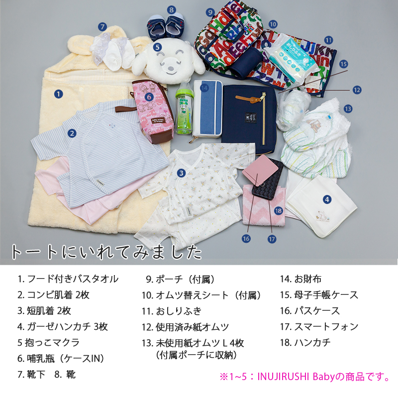 ROO TOTE (ルートート) マミールー エリックカール ABC アルファベット柄 犬印本舗