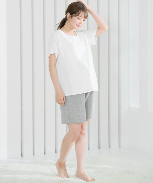 涼感 らくちんハーフパンツ | マタニティウェア・産後服